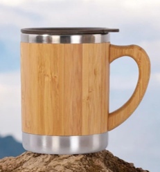 bamboo coffee mug