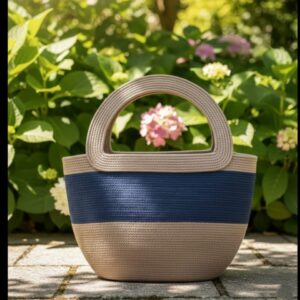 cotton rope boho fancy handbag stlish handmade .handmade cotton cored corssbody bags small purse with gold chain strap and strap and clasp, elegant shoulder bag,