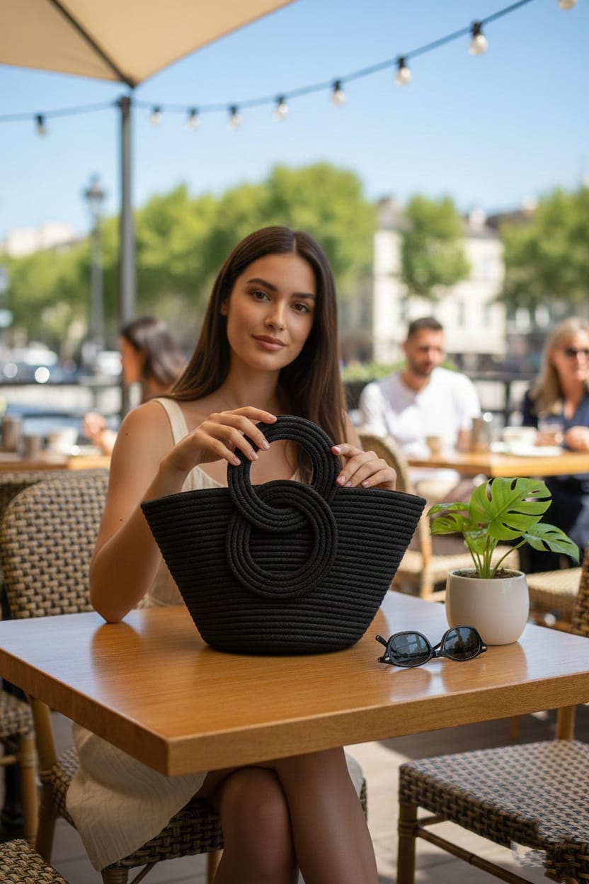 cotton rope handmade cotton rope bag rope crossbody bho summer pures handmade claret woven straw bag: boho wooden handle pures cotton rope handmade cotton rope bag rope crossbody bho summer pures handmade claret woven straw bag: boho wooden handle pures
