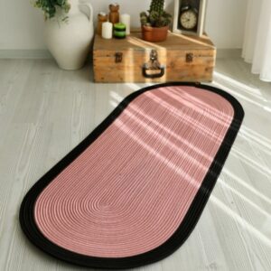 cotton rope/ jute /small dry grass/natural cane/chic dry grass bag/super area rugs/all natural soft jute braided hand woven rug natural black pink oval mat