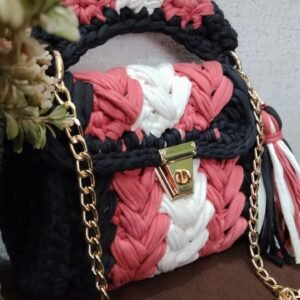 women's handbags , crocia handmade handbag for casul carry handknitted crochet crossboby sling bag for women handbags, purses, cotton purse for women pary