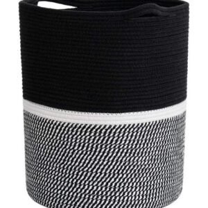 blossoms: cotton & jute bags for her blk wht