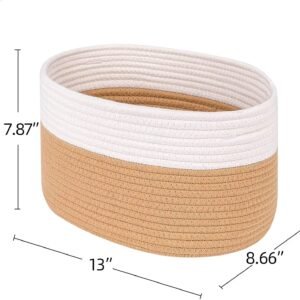 handcrafted basket emporium essentials in white beige