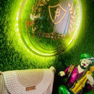 natural handmade grass jute sling bag