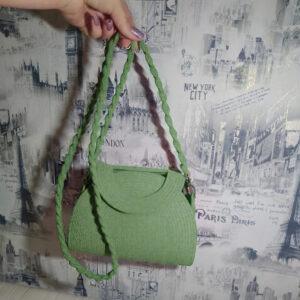 cotton rope handmade rope crossbody bho summer pures handmade claret woven straw bag: boho wooden handle pures
