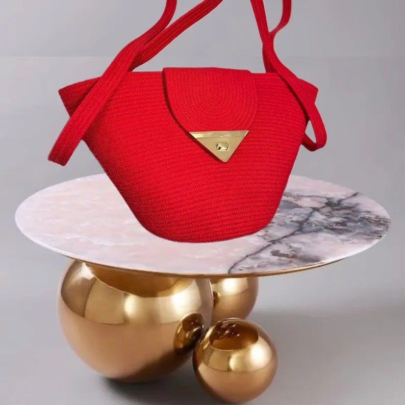 handcrafted stylish purse