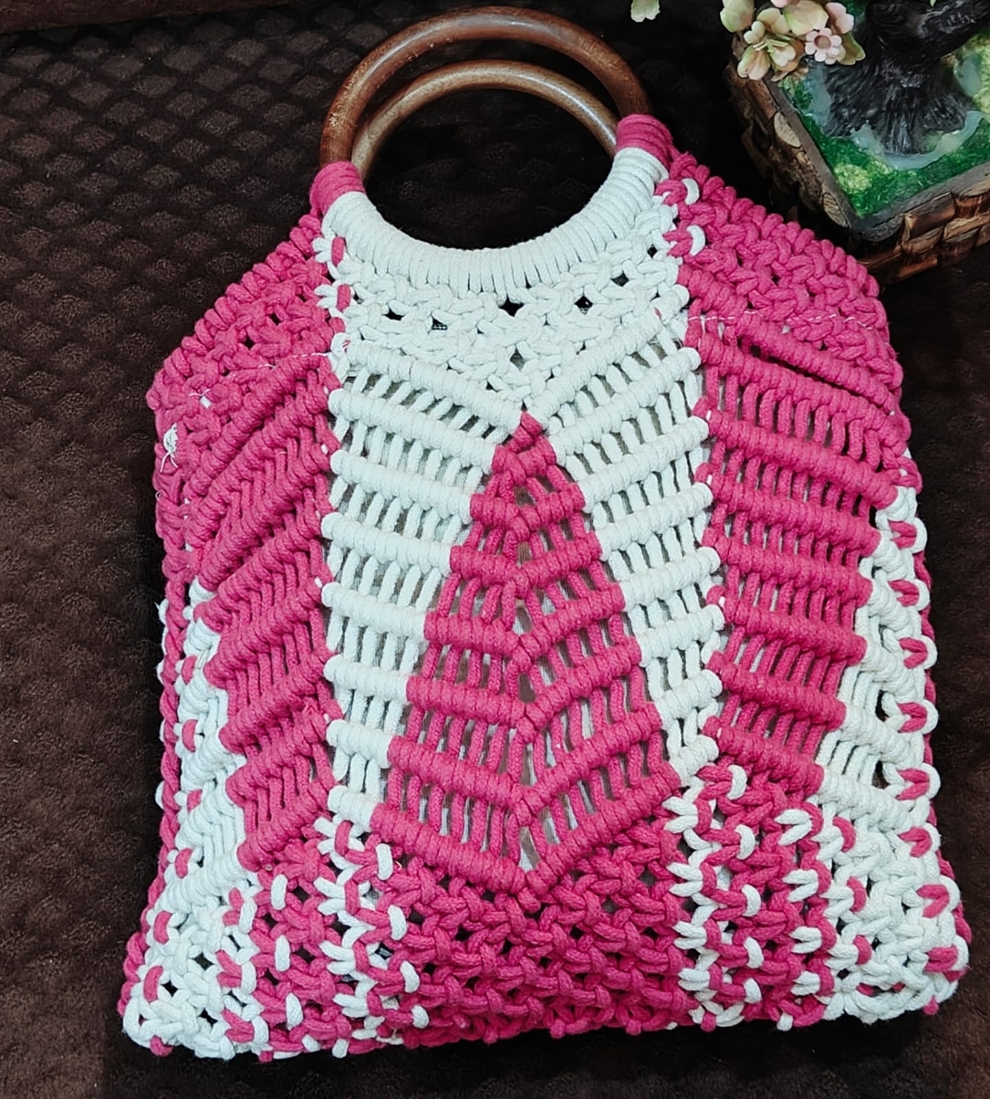 the macrame bag market/handcrafted haven/artisan accessories/white pink trendy clutch/fashion forward/luxury handheld/dazzle bags/ harmonyhaven macrame bag/elegant tote/glamour bag/casting knots/cotton rope/ jute /small dry grass/natural cane/chic dry grass bag/farmhouse coasters for drinks/absorbent coasterfor fabletop protection/women coaster,rustic coaster,rope drink coaster full red. the macrame bag market/handcrafted haven/artisan accessories/white pink trendy clutch/fashion forward/luxury handheld/dazzle bags/ harmonyhaven macrame bag/elegant tote/glamour bag/casting knots/cotton rope/ jute /small dry grass/natural cane/chic dry grass bag/farmhouse coasters for drinks/absorbent coasterfor fabletop protection/women coaster,rustic coaster,rope drink coaster full red.
