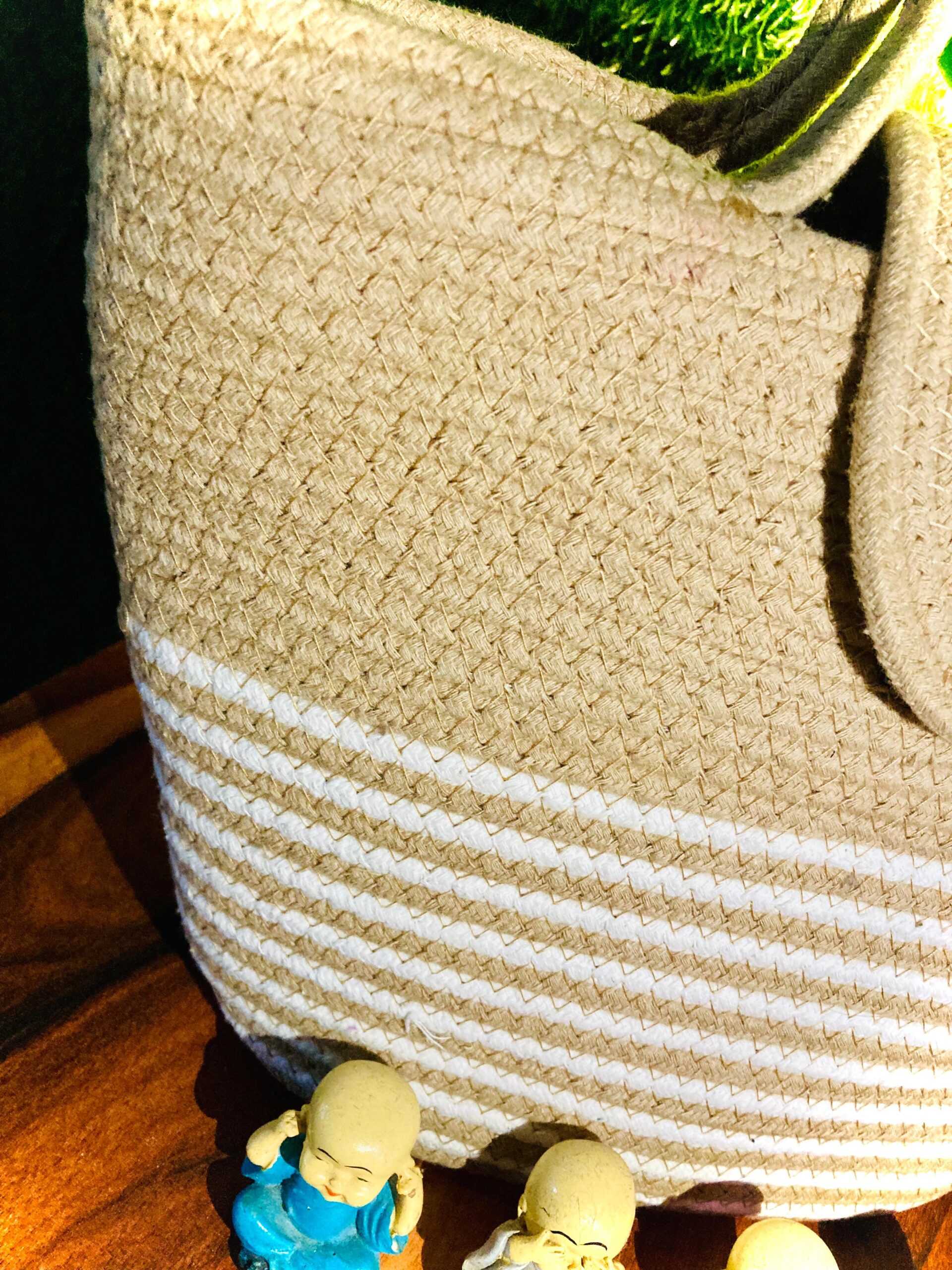 beige eco & friendly handmade jute bag women's tote shoulder bag with rope handles beige eco & friendly handmade jute bag women's tote shoulder bag with rope handles