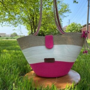 stylish macrane ecofriendly handmade handbag